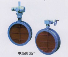 電動圓風門